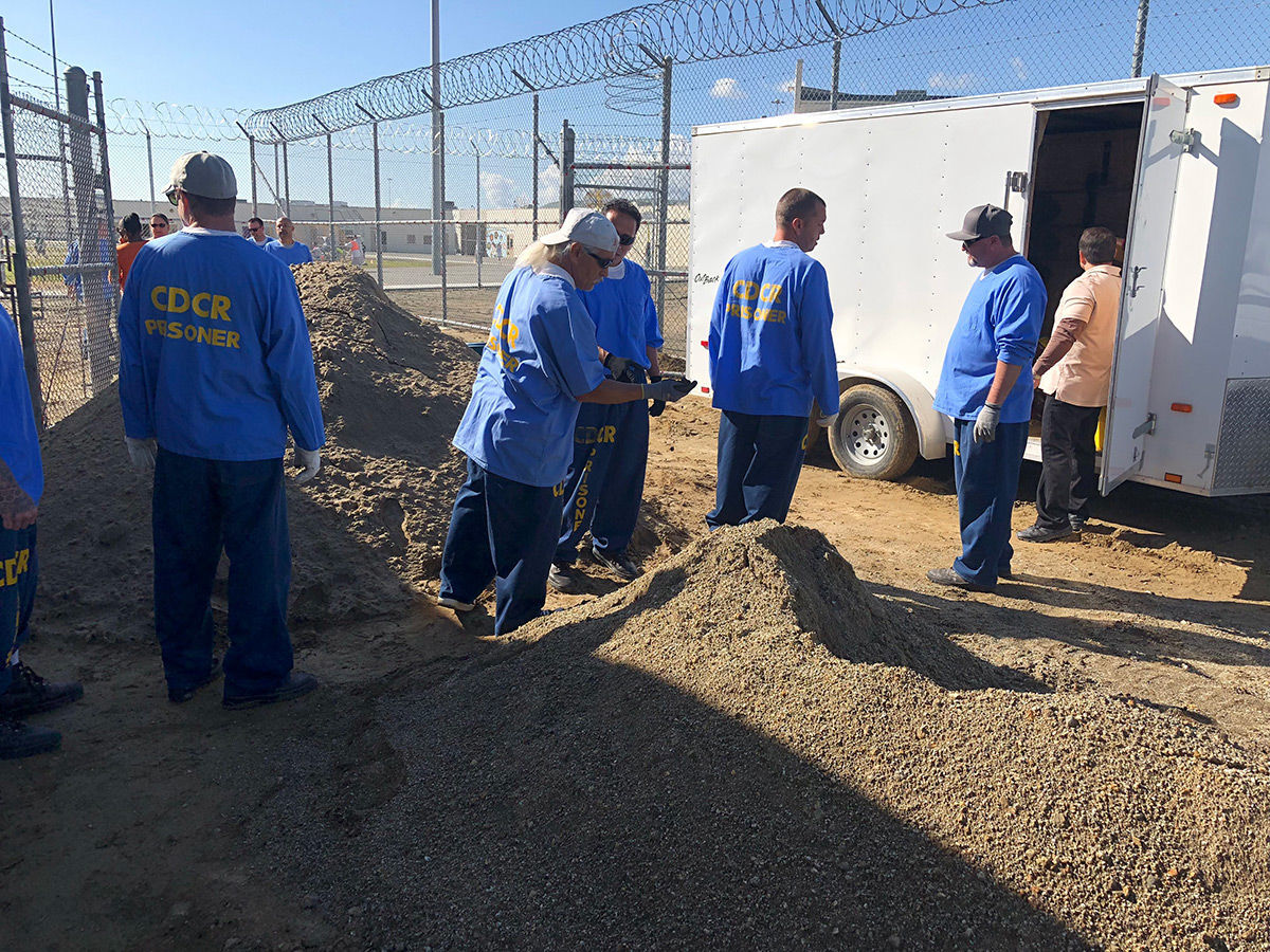 Avenal State Prison garden
